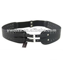 Fashion Woman Black Elastic Belt